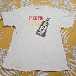 Coors Light Vintage Grey Take The Challenhe Short Sleeve T-shirt
